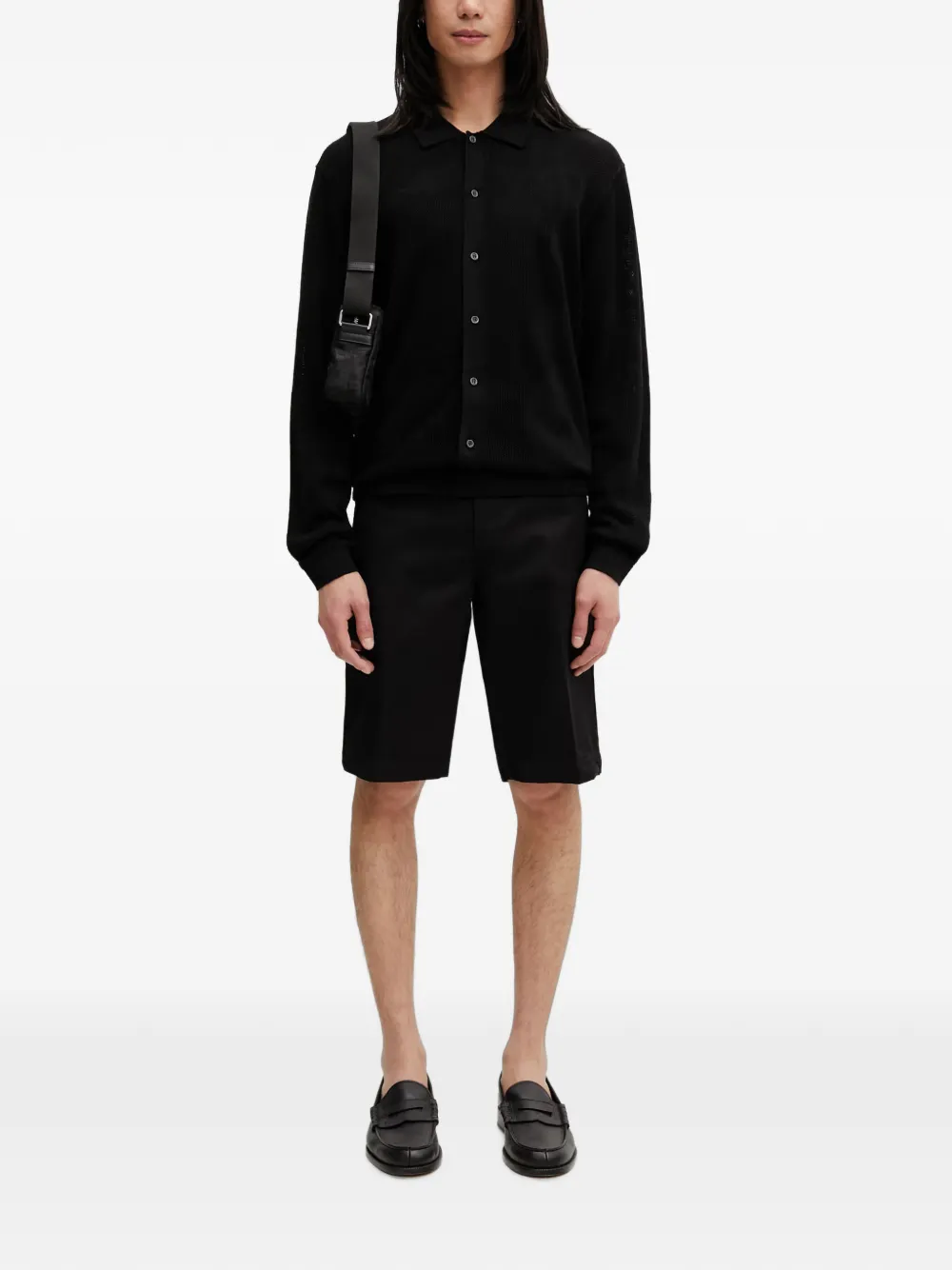 Carhartt WIP Master shorts met logopatch Zwart