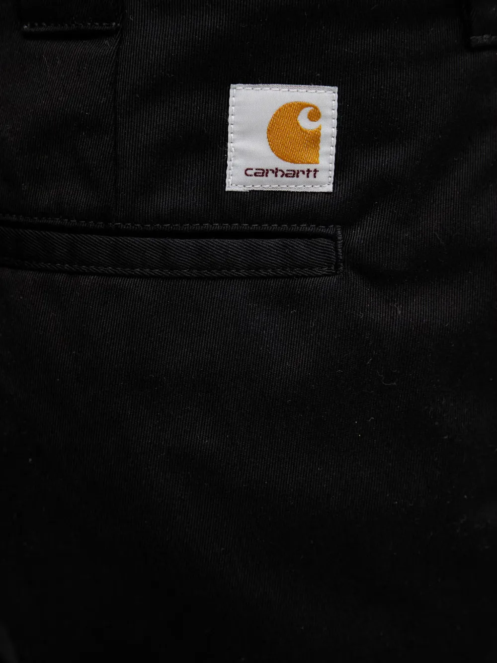 Carhartt WIP Master shorts met logopatch Zwart