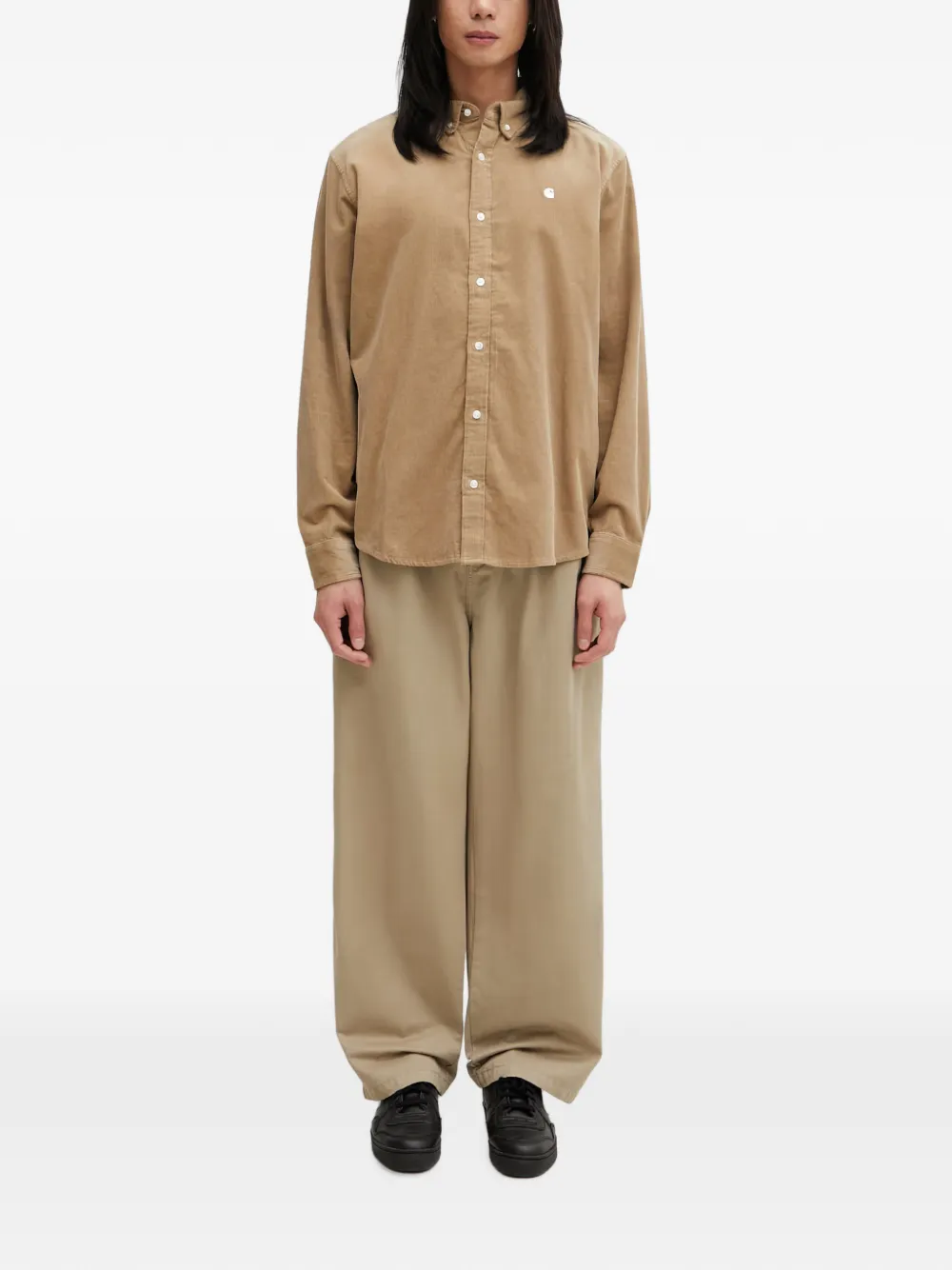 Carhartt WIP L S Madison overhemd Beige