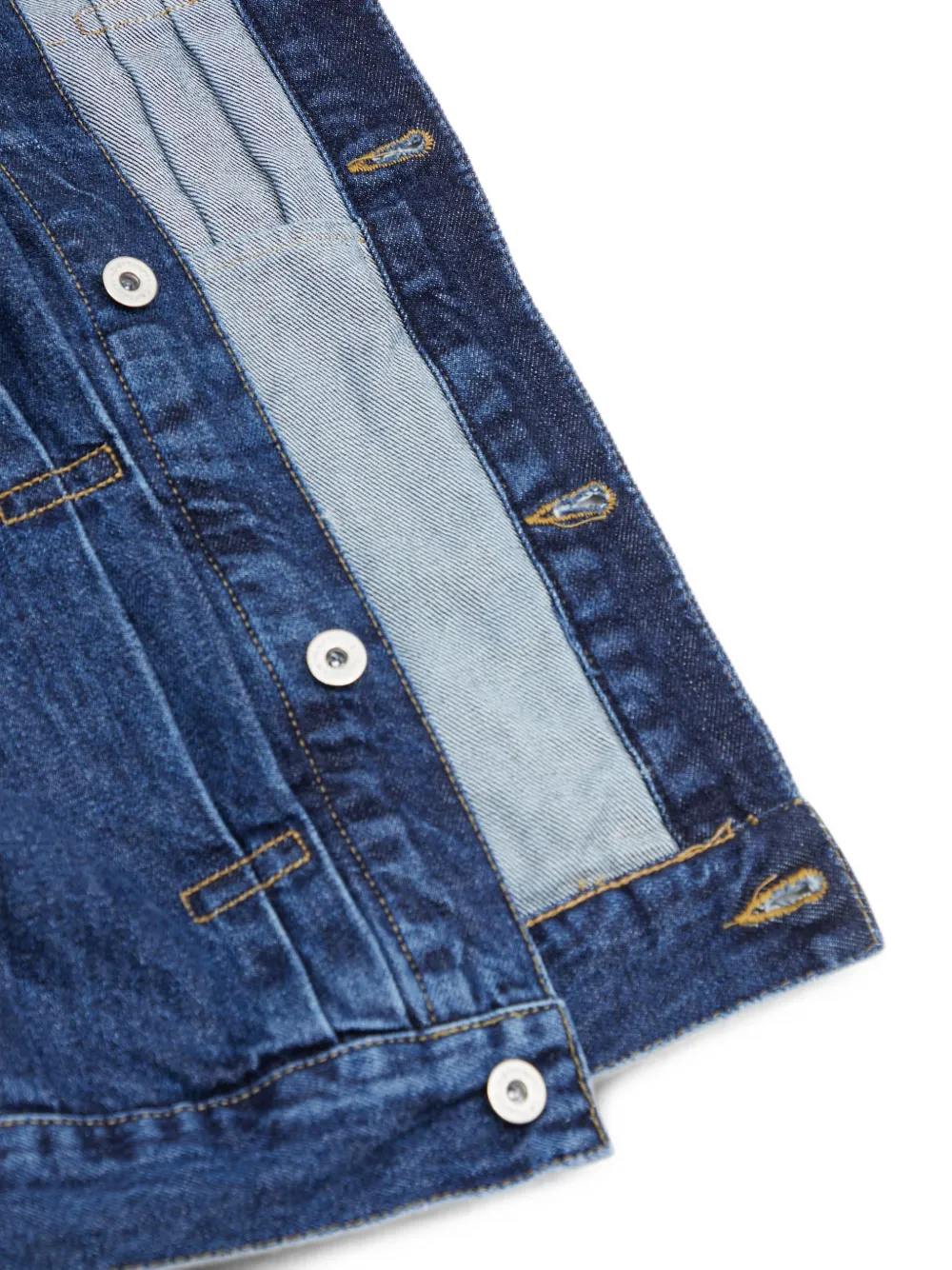 Carhartt WIP Belmar denim jack met logopatch Blauw