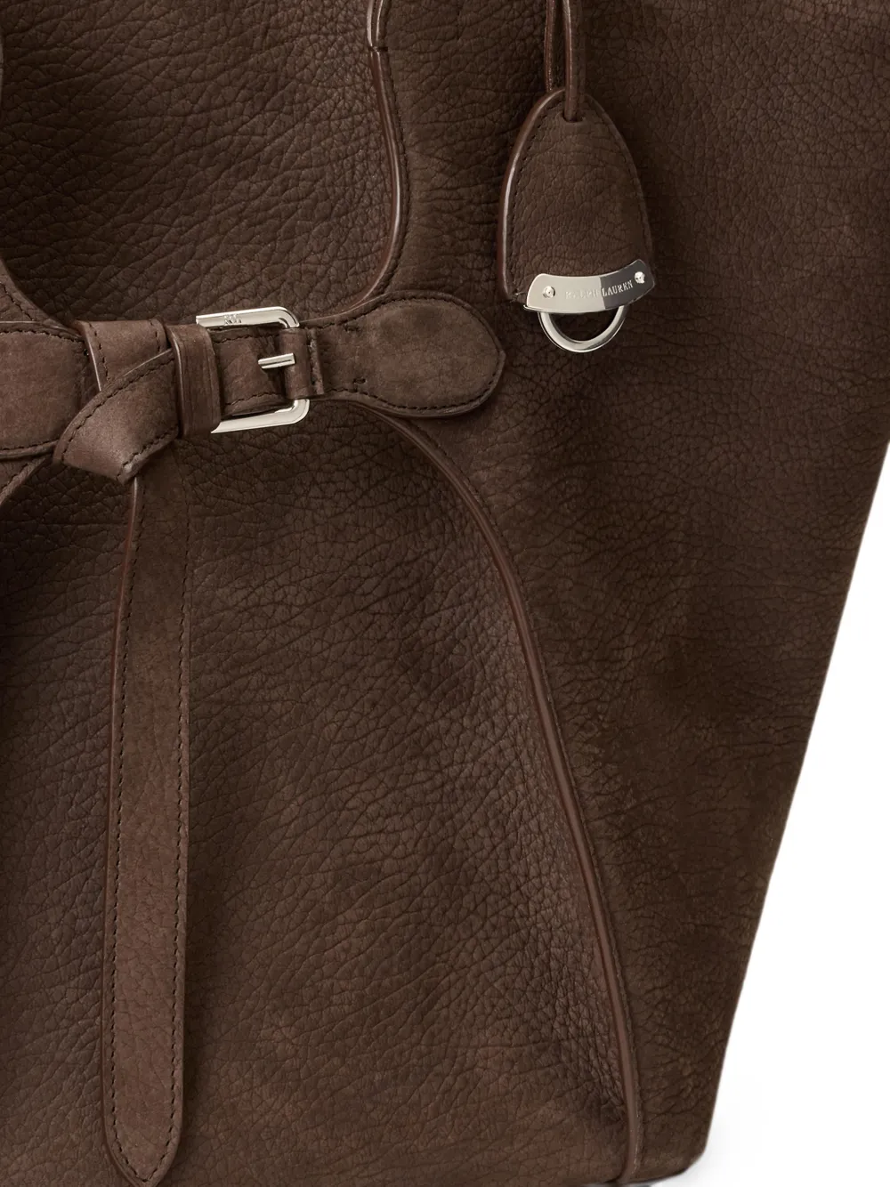 Ralph Lauren Collection Ralph shopper van bewerkt leer Bruin
