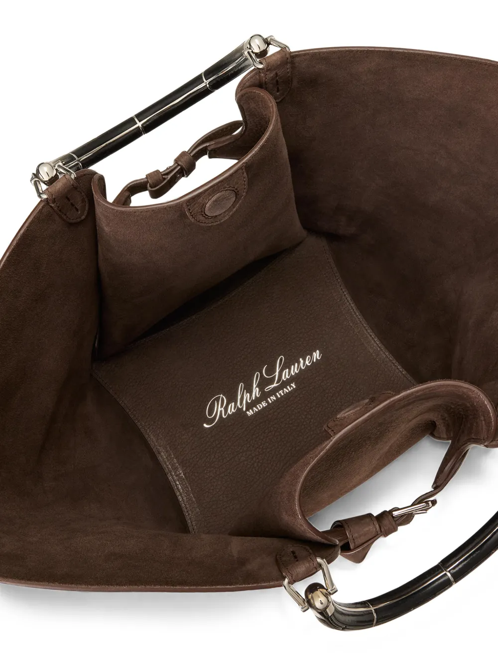 Ralph Lauren Collection Ralph shopper van bewerkt leer Bruin