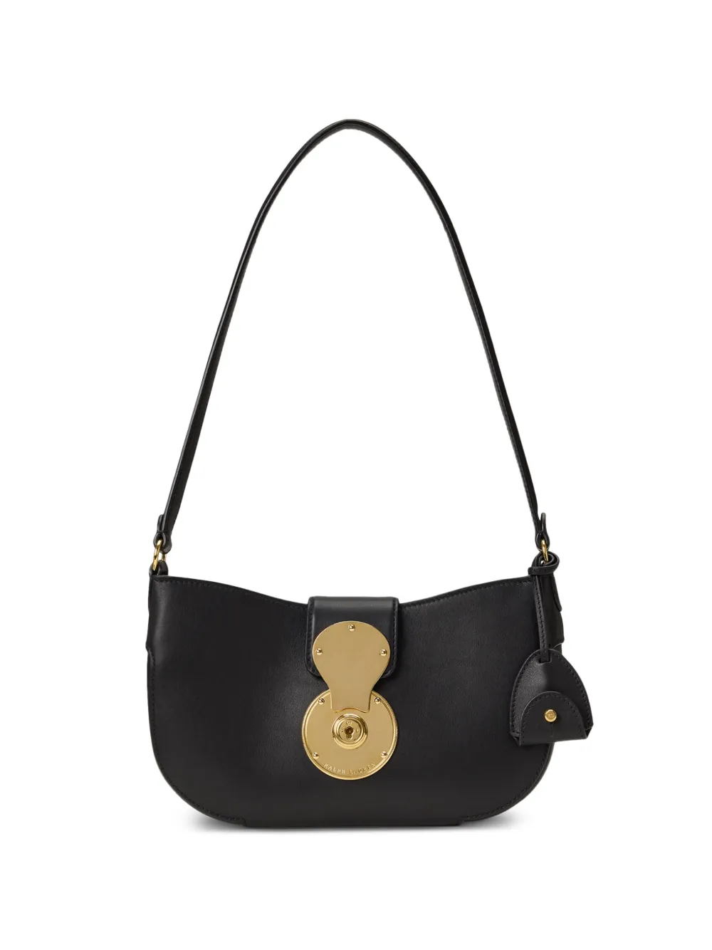 Ralph Lauren Collection Schultertasche aus Leder - Schwarz