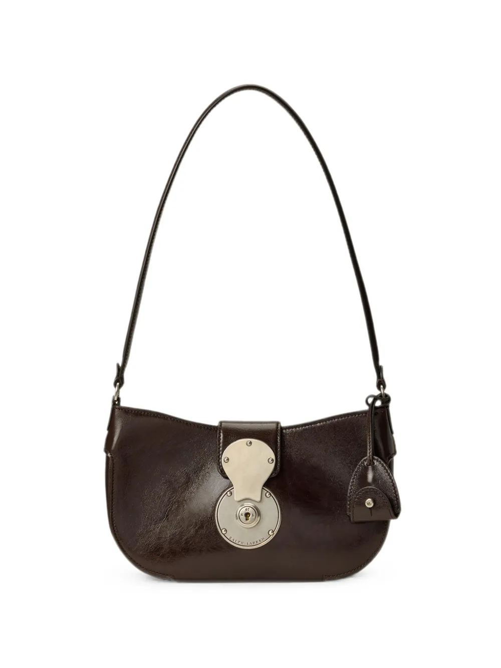 Ralph Lauren Collection Borsa a spalla Ricky piccola - Marrone
