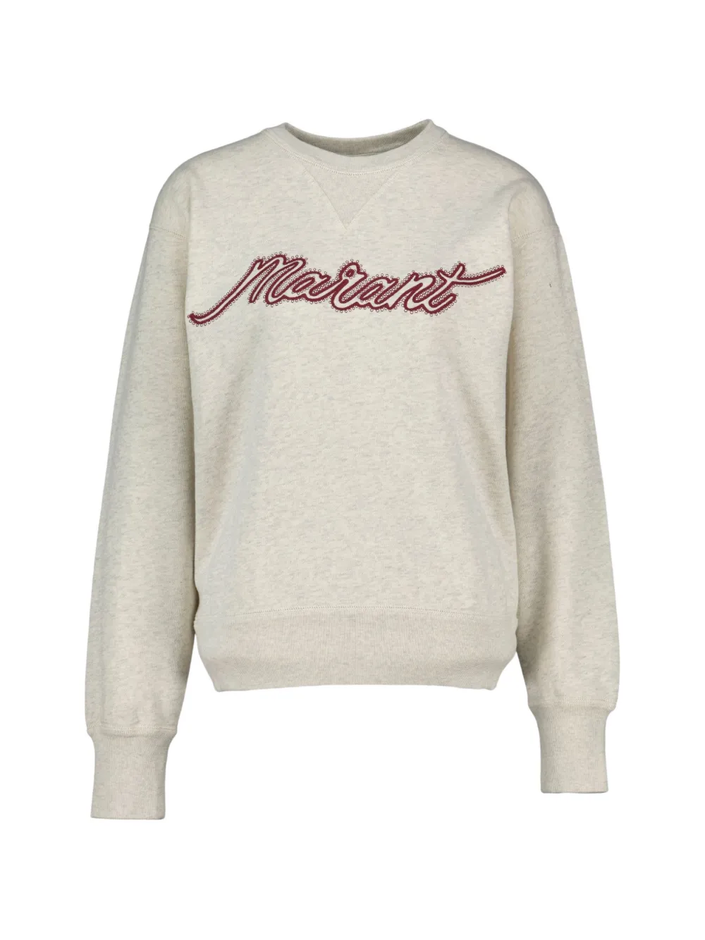 ISABEL MARANT Rise logo-embroidered sweatshirt - Weiß