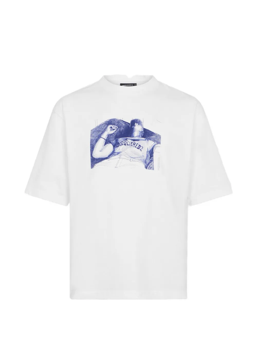DSQUARED2 graphic-print T-shirt - Bianco