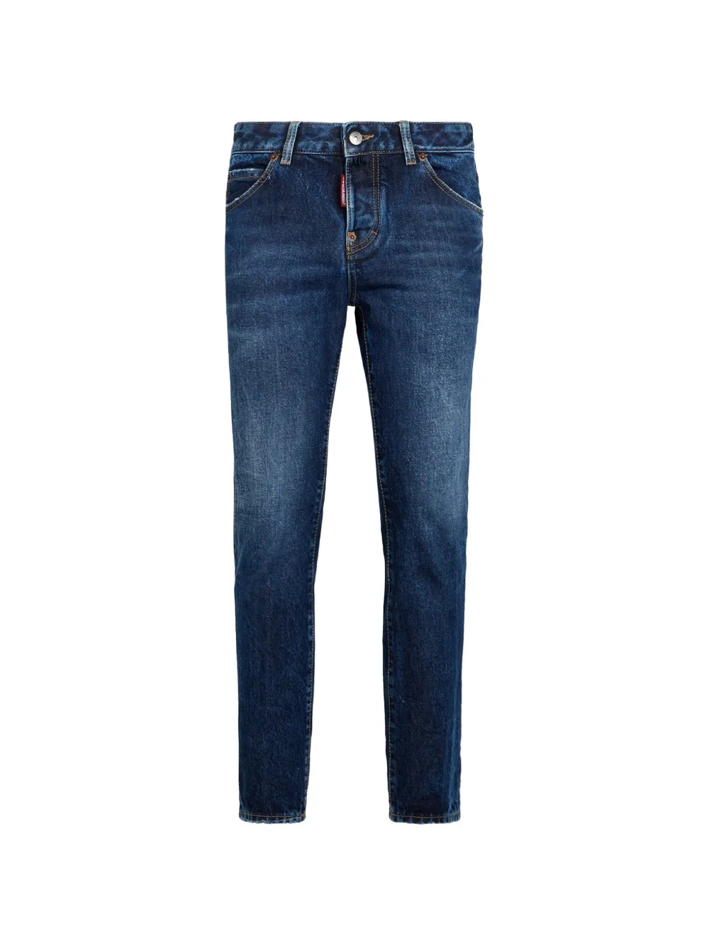 DSQUARED2 Teddy distressed faded jeans - Blu