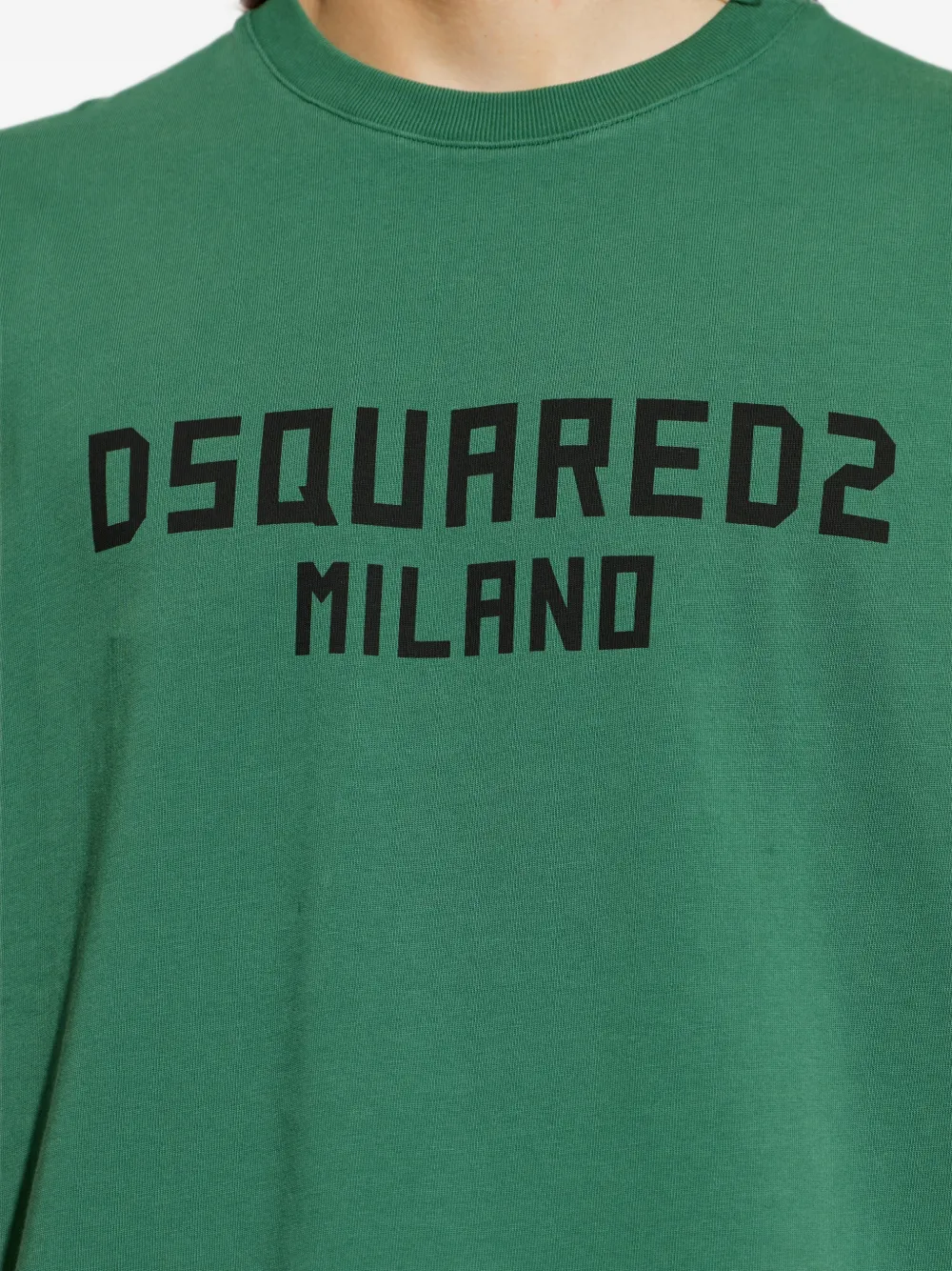 DSQUARED2 T-shirt met logoprint Groen
