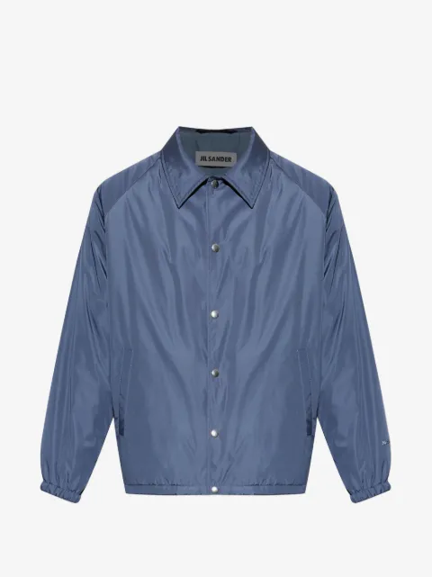 Jil Sander press-stud raglan-sleeve jacket