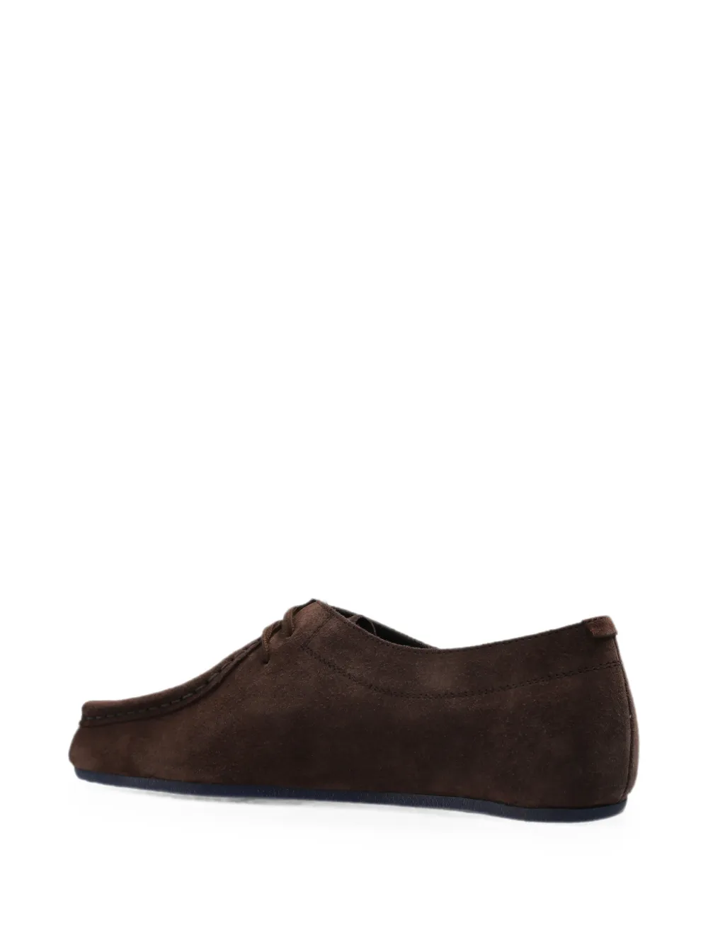 Jil Sander Hood suede lace-up shoes Bruin