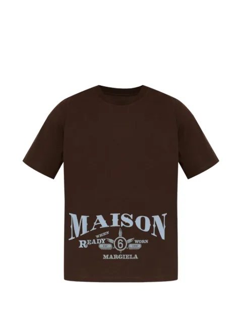 MM6 Maison Margiela logo-print T-shirt