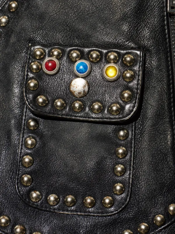 DSQUARED2 stud-embellished Jacket | Black | FARFETCH
