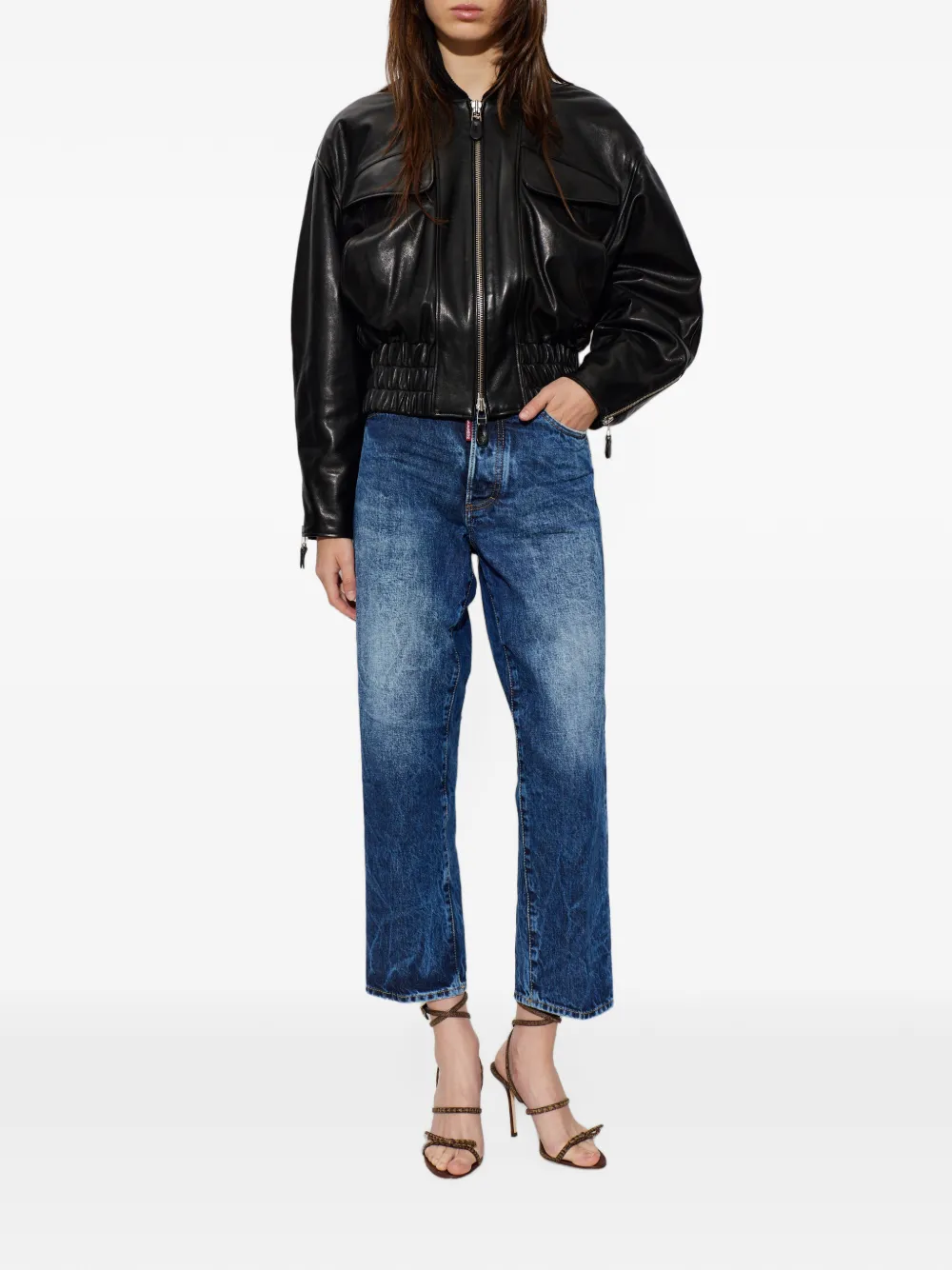 DSQUARED2 Straight jeans Blauw