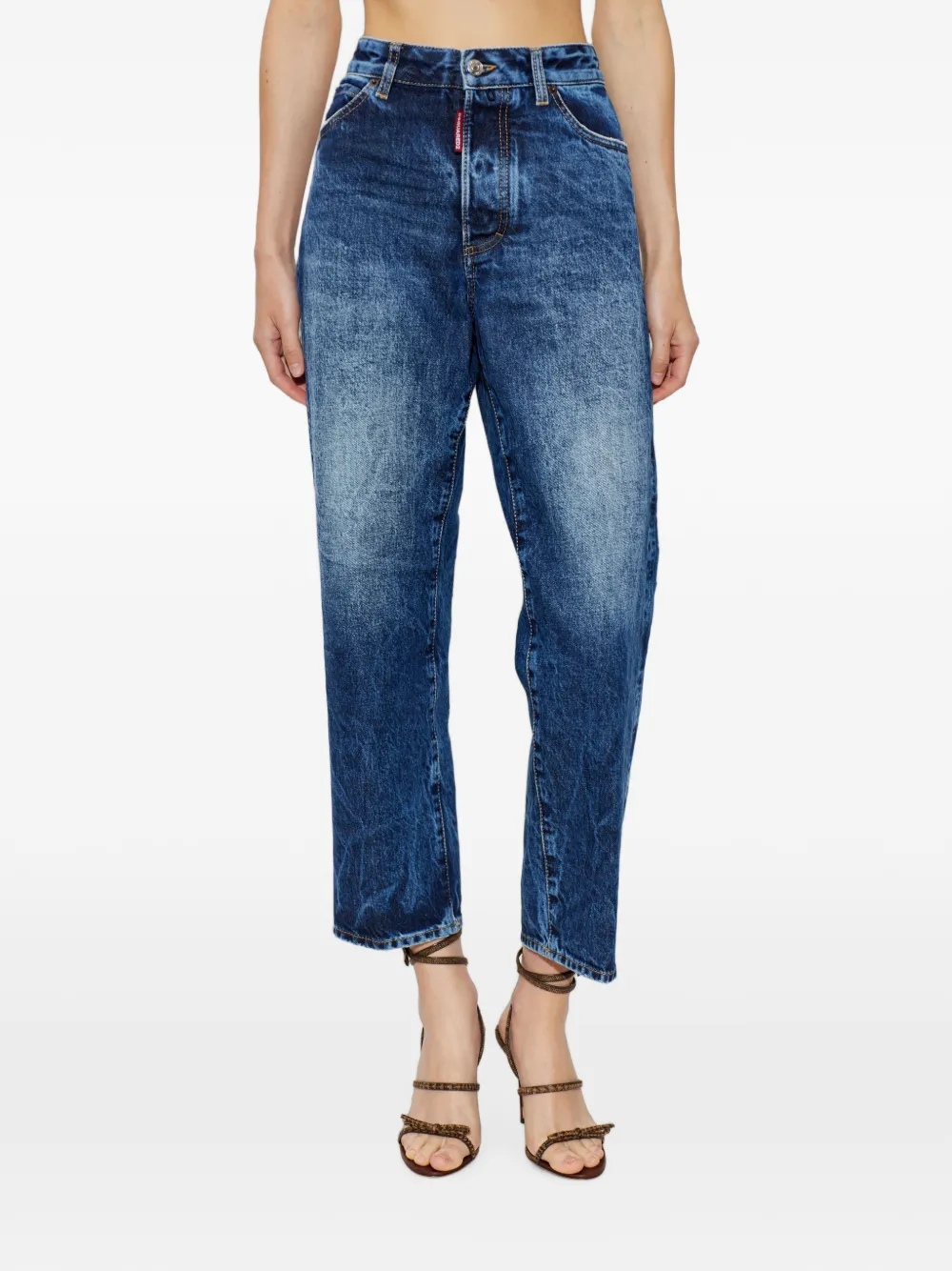 DSQUARED2 Straight jeans Blauw