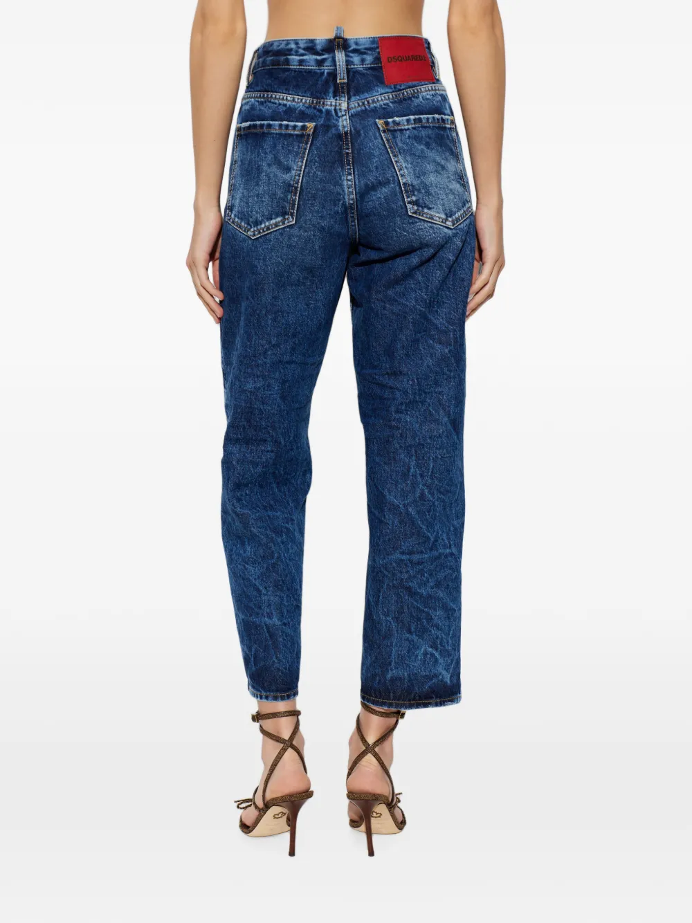 DSQUARED2 Straight jeans Blauw