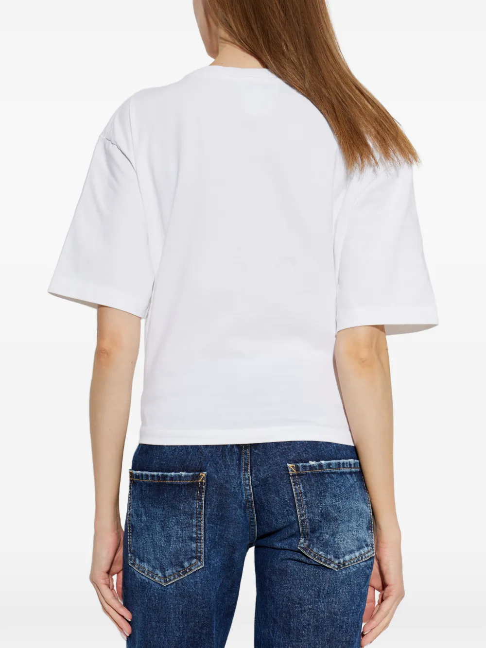 DSQUARED2 T-shirt met logoprint Wit