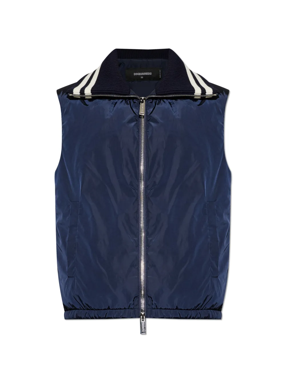 DSQUARED2 stripe-trim gilet - Blu