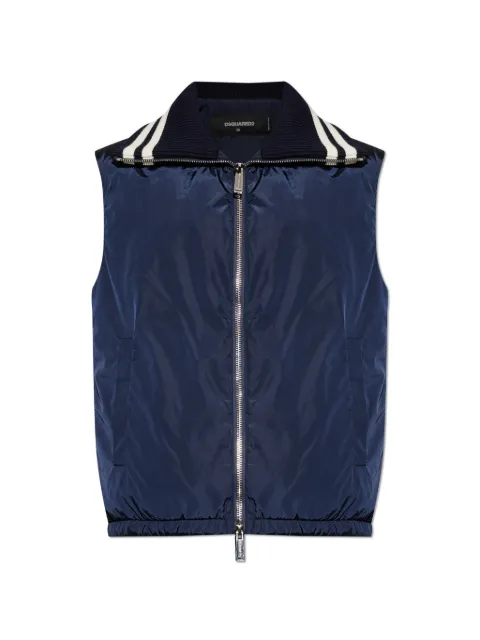 DSQUARED2 stripe-trim gilet