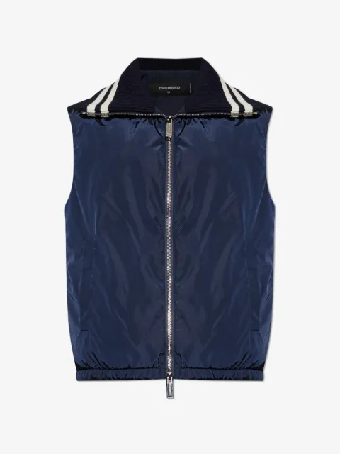 DSQUARED2 골지 니트 트리밍 베스트