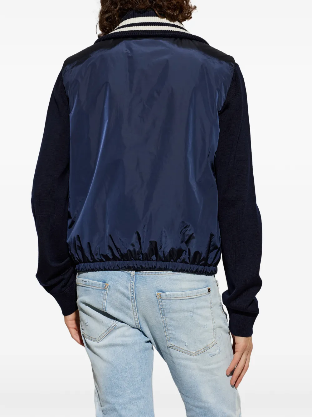 DSQUARED2 Gilet met gestreepte afwerking Blauw