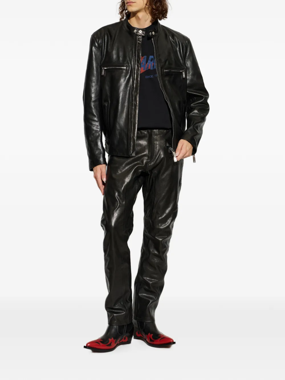 DSQUARED2 T-shirt met logoprint Zwart