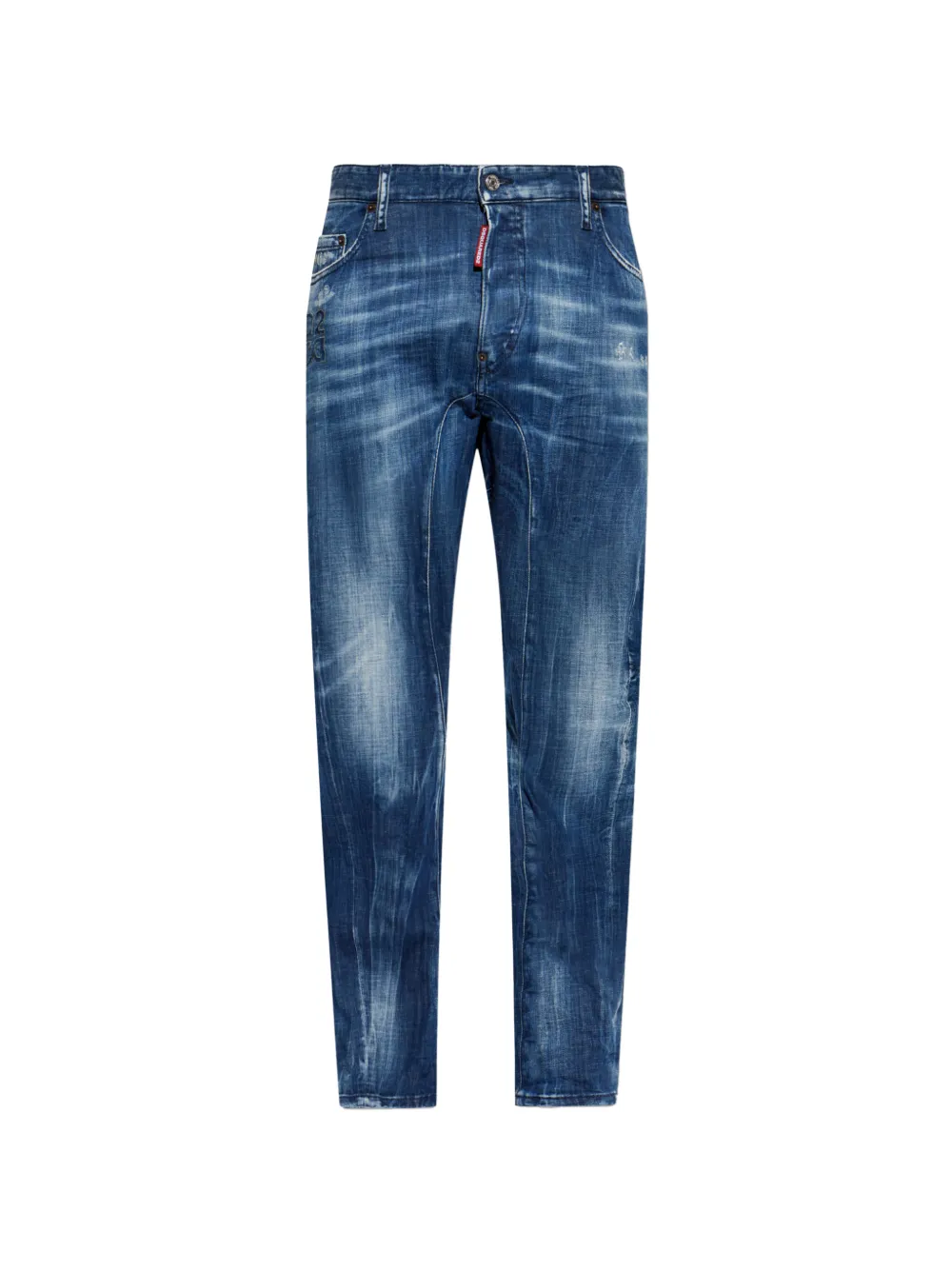 DSQUARED2 distressed-effect faded jeans - Blu