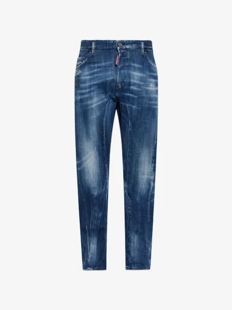 DSQUARED2 distressed-effect faded jeans