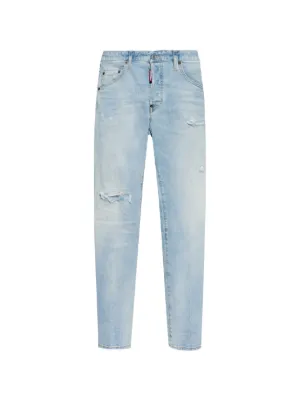 AMIRI Mx1 ダメージ ジーンズ | ブルー | FARFETCH JP