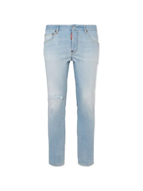 DSQUARED2 distressed faded jeans