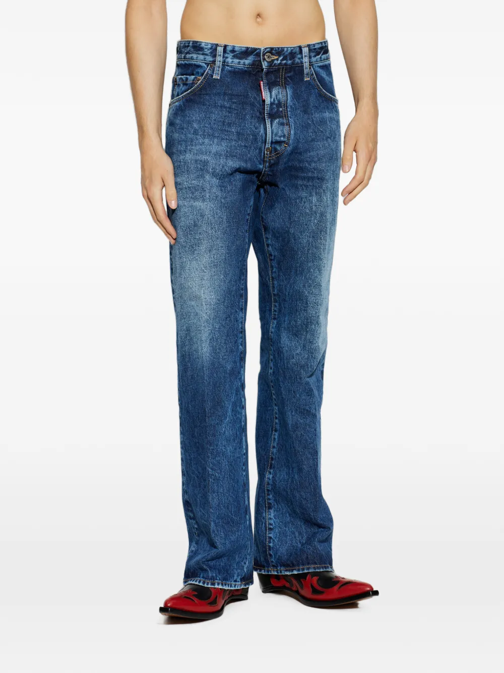 DSQUARED2 Jeans met vervaagd effect Blauw