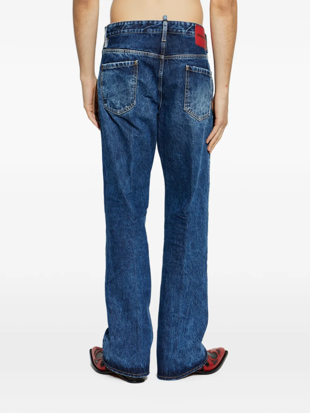DSQUARED2 Jeans met vervaagd effect Blauw