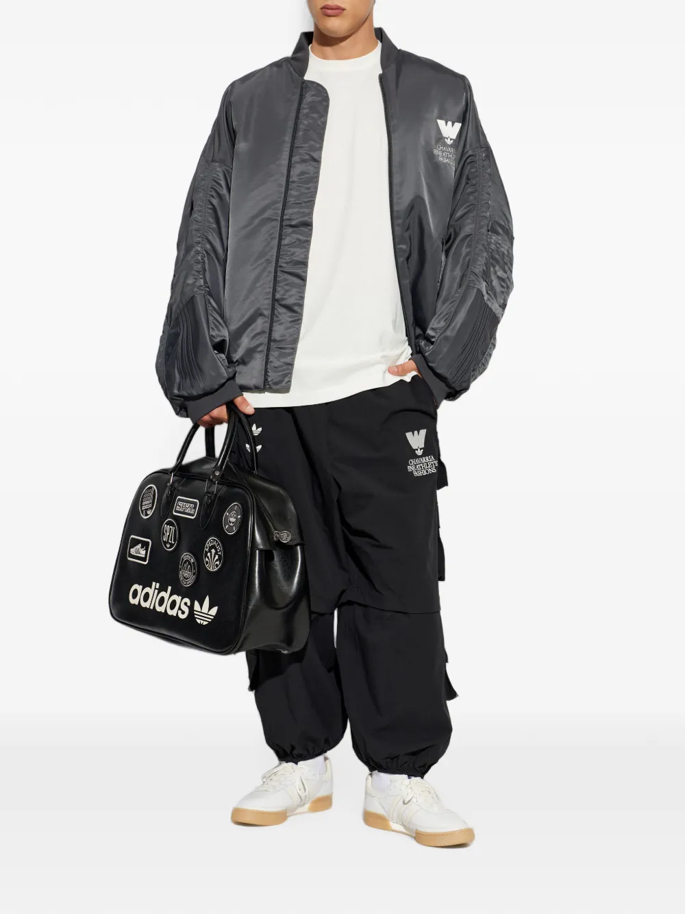 adidas x Willy Chavarria bomber jacket Grijs