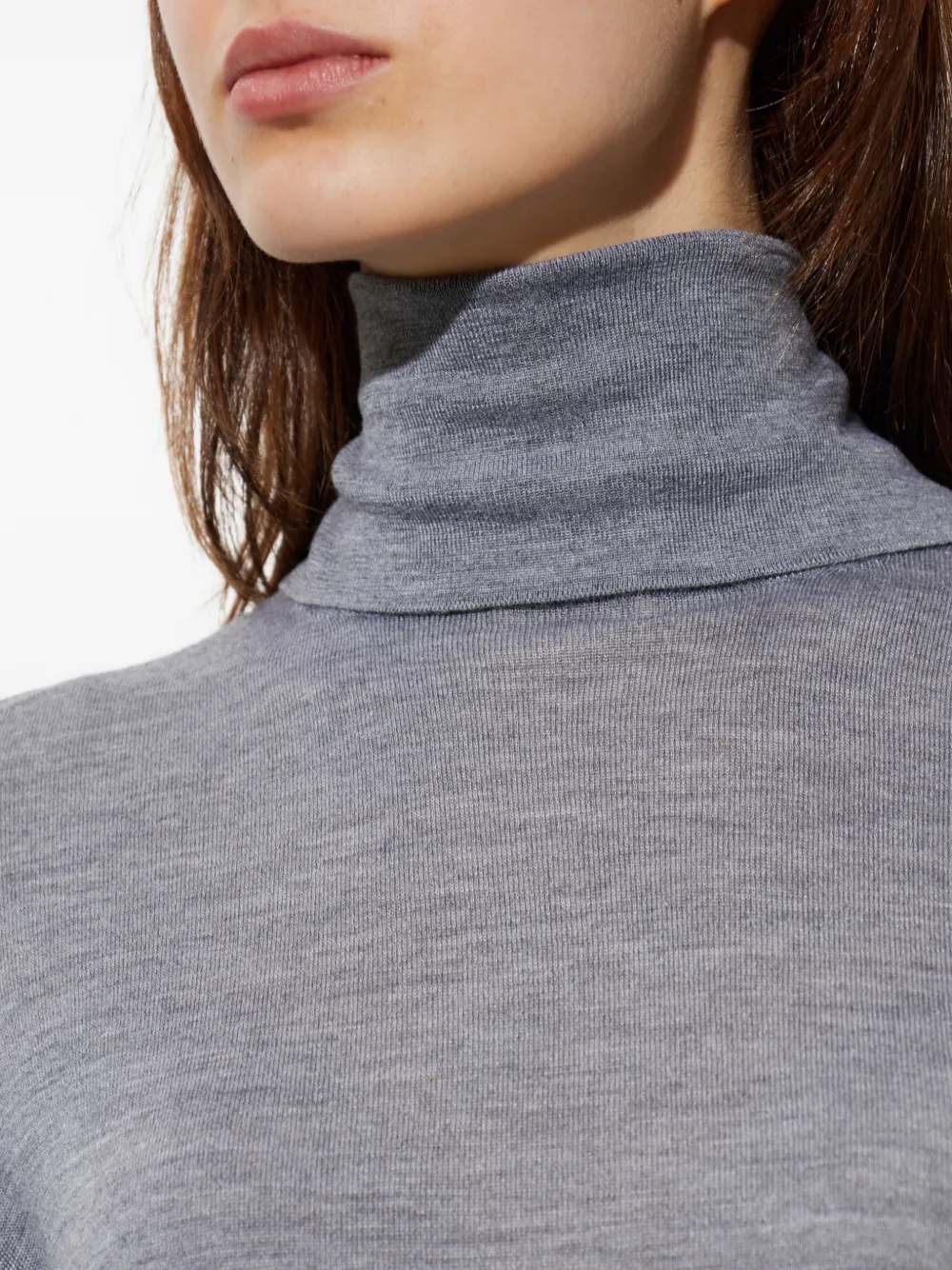 Jil Sander Coltrui met zijsplit Grijs