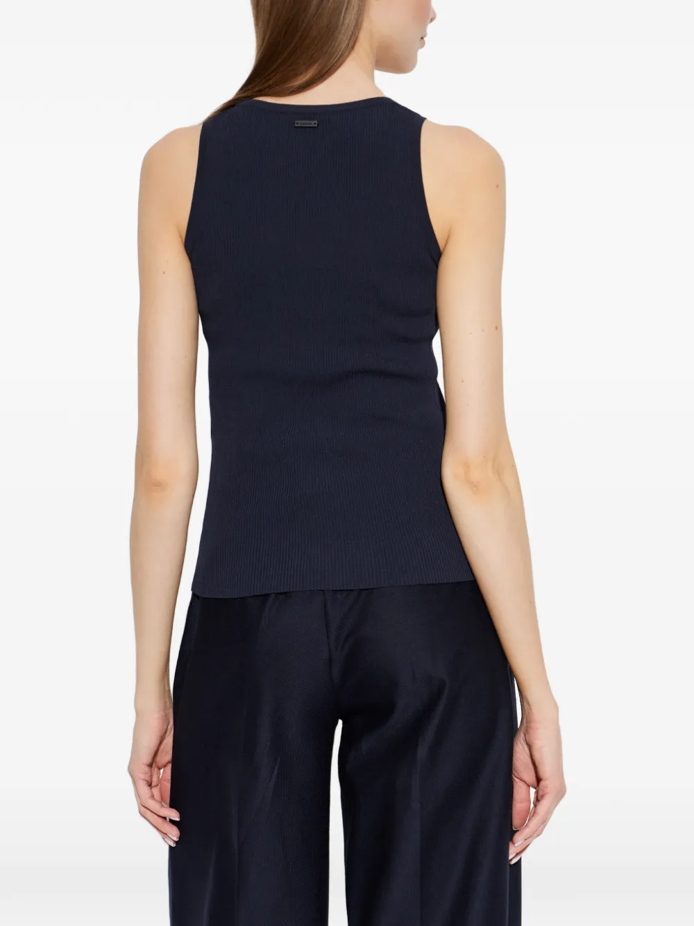 Max Mara Editta ribgebreide tanktop Blauw