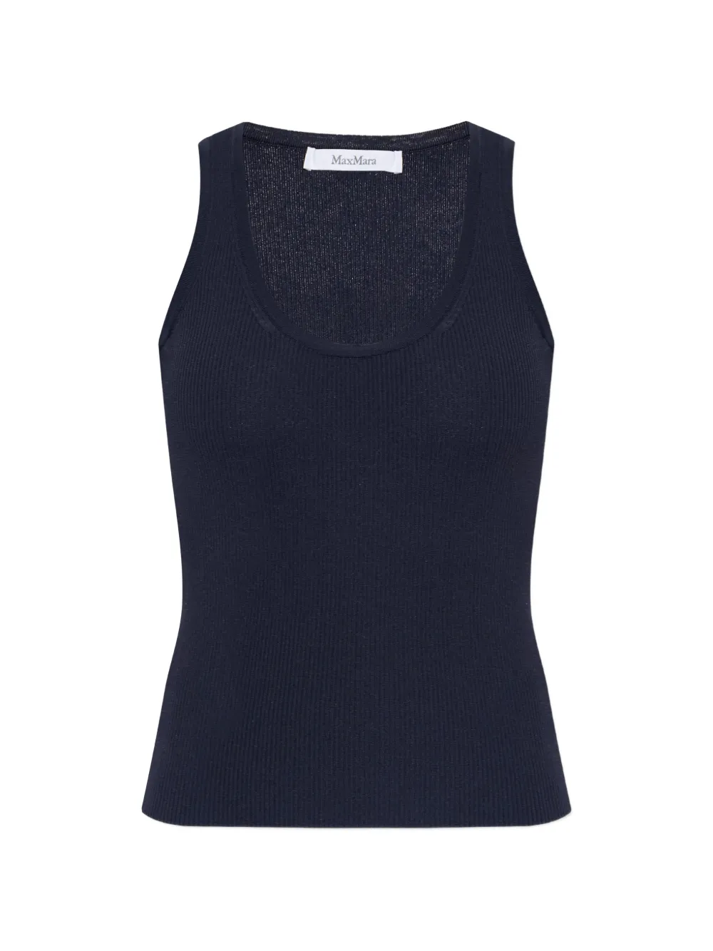 Max Mara Geripptes Editta Strick-Tanktop - Blau