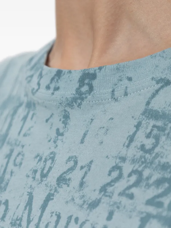 Maison Margiela ロゴ Tシャツ | ブルー | FARFETCH JP