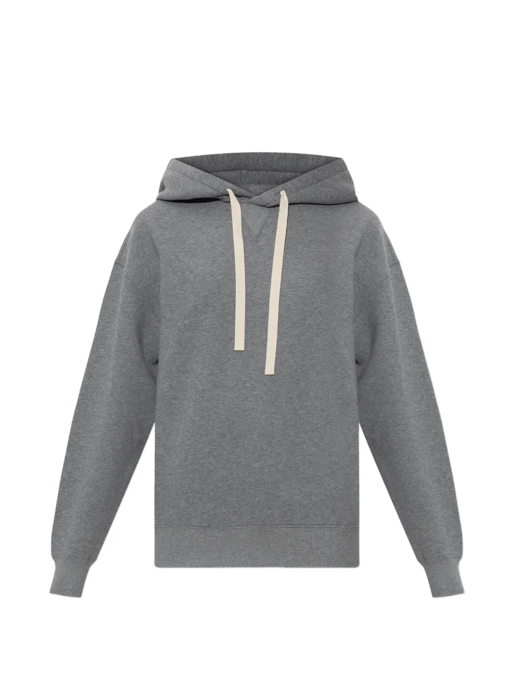 Jil Sander Terry logo-print drawstring hoodie - Grey