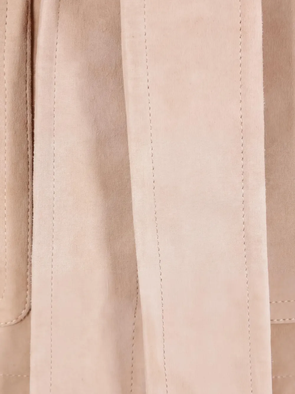 Max Mara belted suede jacket beige