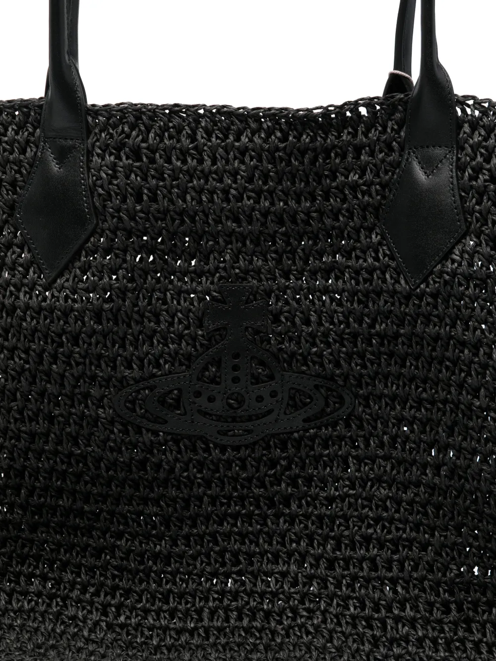 Vivienne Westwood Geweven shopper Zwart