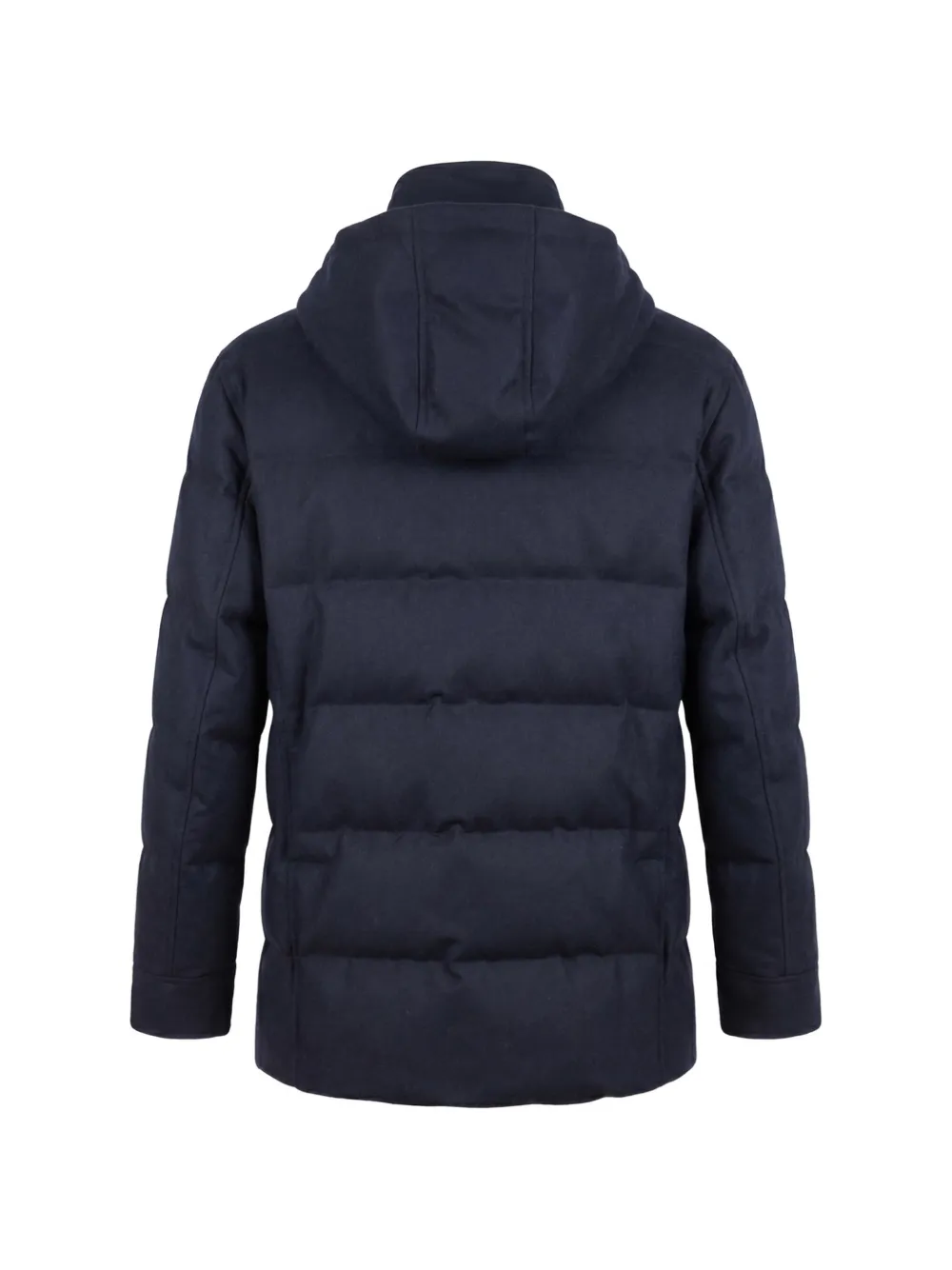 Brunello Cucinelli Parka met afneembare capuchon Blauw