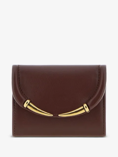 Roberto Cavalli fang-embellished wallet
