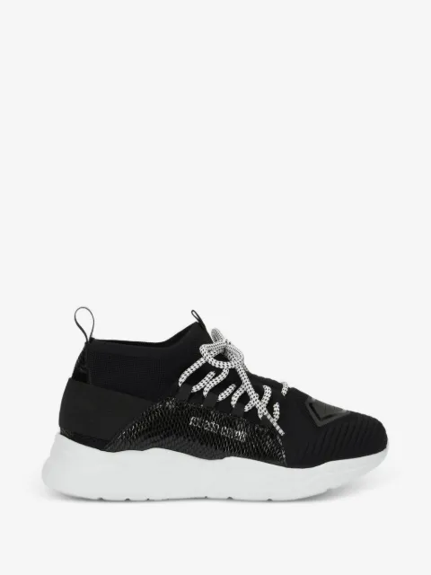 Roberto Cavalli snakeskin-effect sneakers