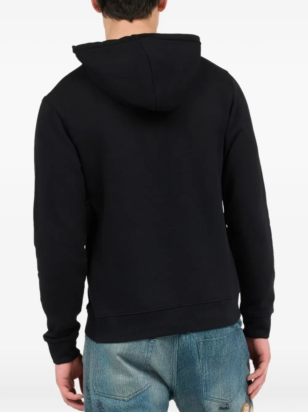 Roberto Cavalli Hoodie met print Zwart