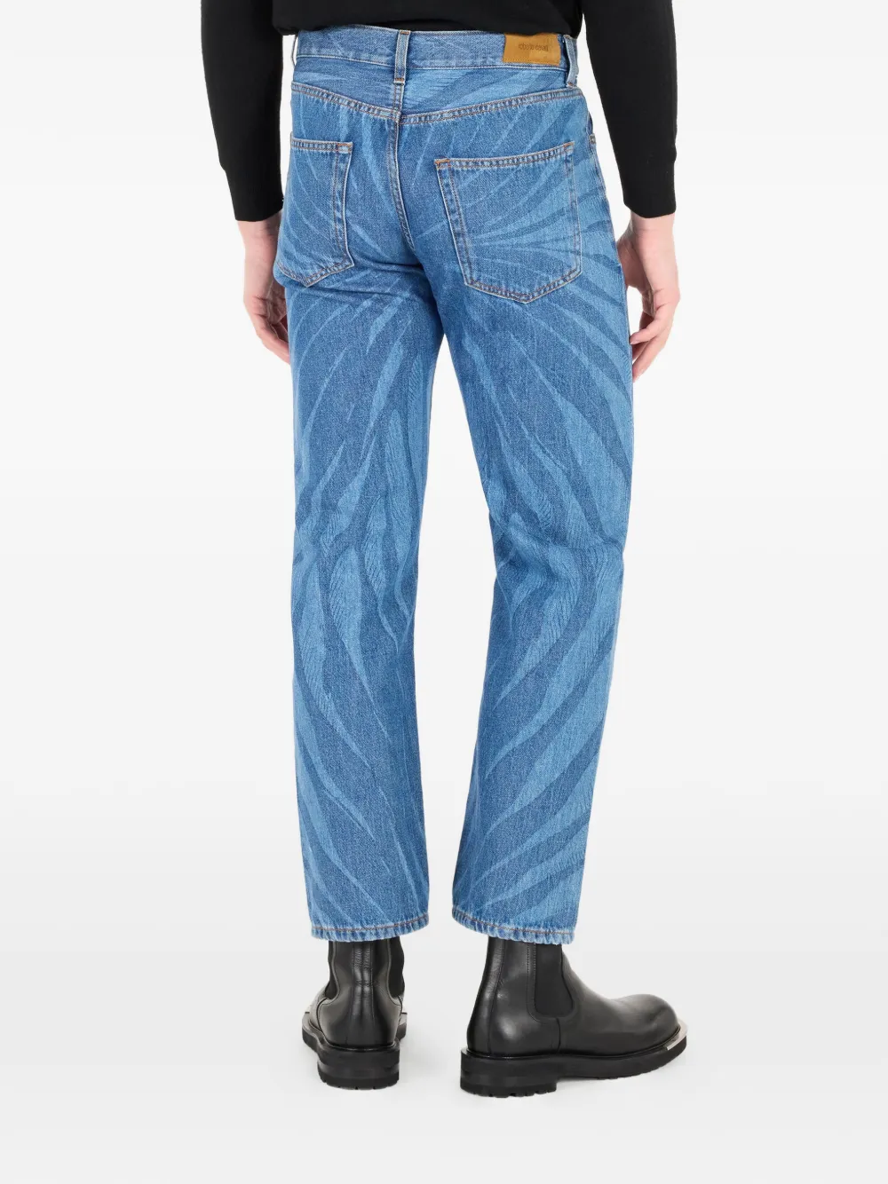 Roberto Cavalli Straight jeans Blauw
