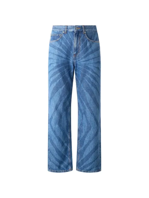 Roberto Cavalli five-pocket straight-leg jeans