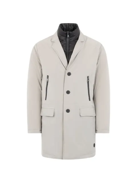 Roberto Cavalli notched-lapels padded coat