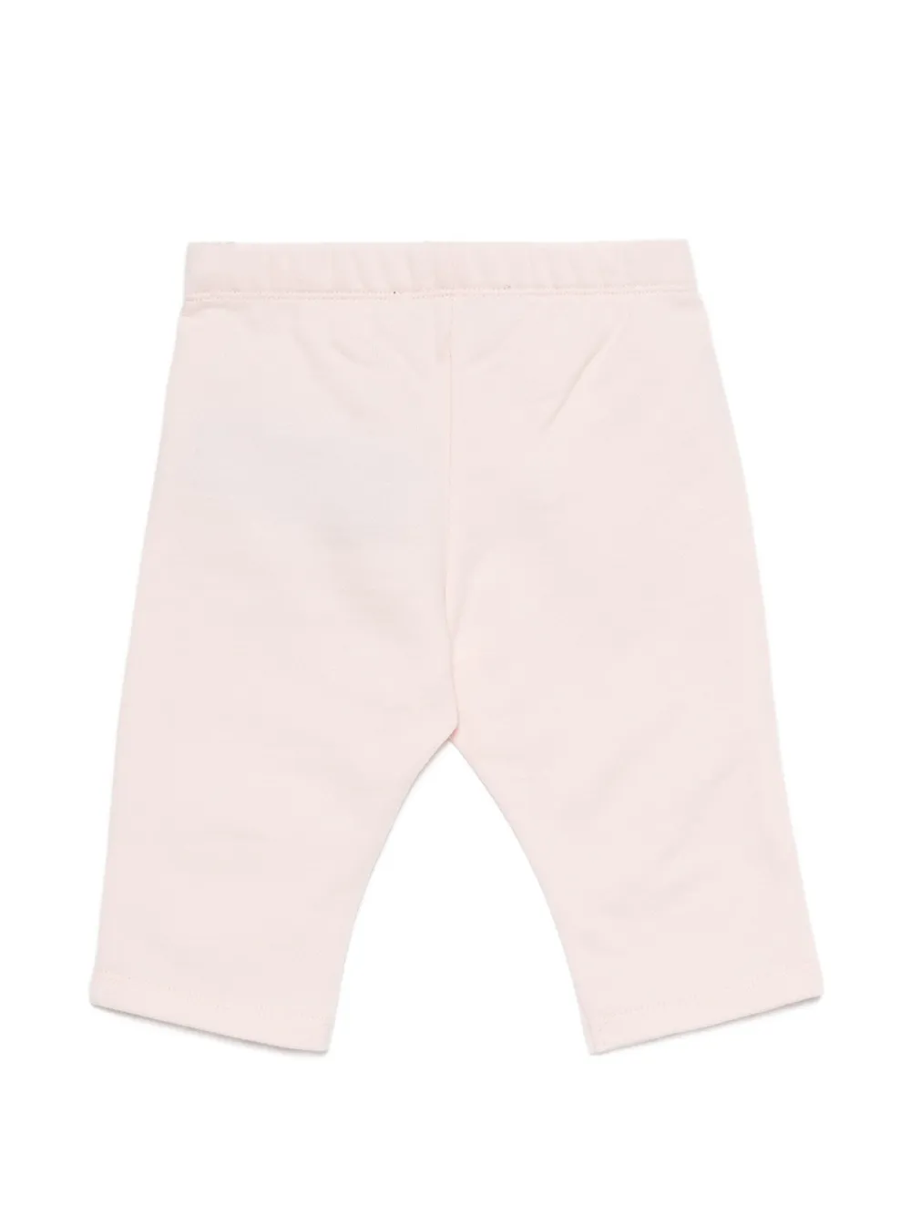 Balmain Kids Katoenen legging met knoop Roze