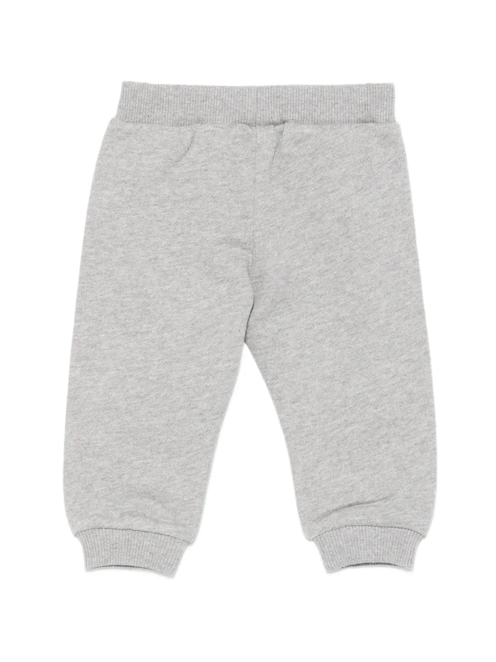 Balmain Kids Katoenen trainingsbroek met logo-print Grijs