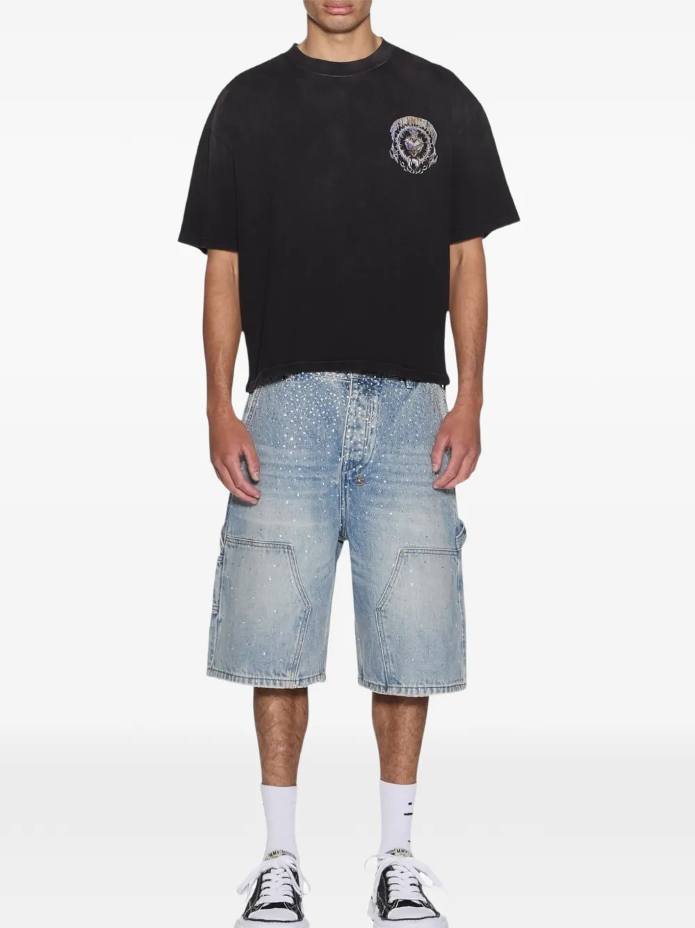 Ksubi Anguish Halen boxy T-shirt Zwart