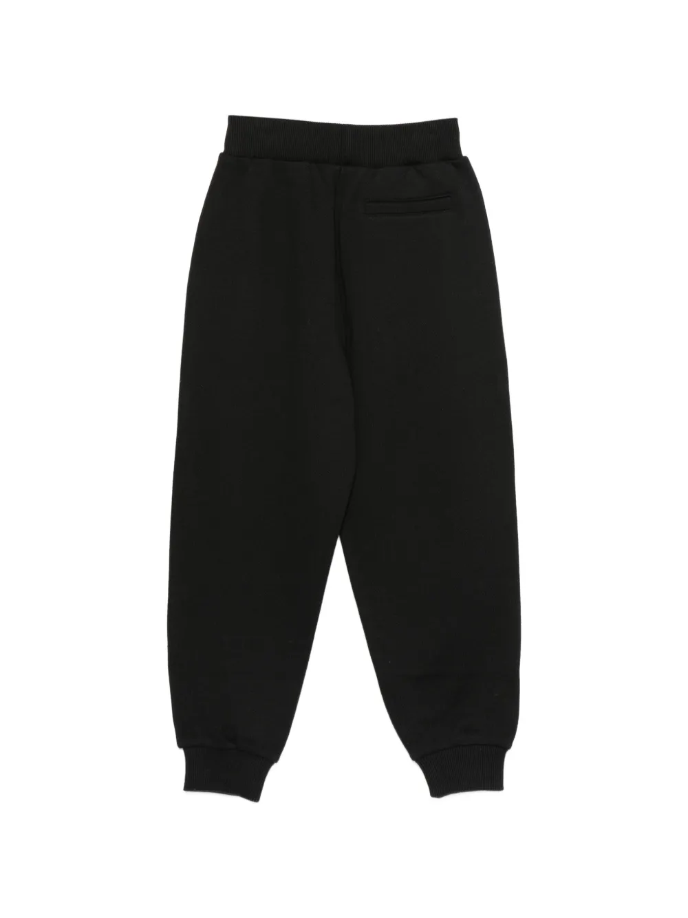 Balmain Kids Katoenen trainingsbroek met geborduurd logo Zwart